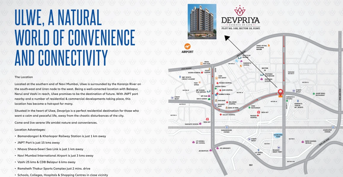 Devpriya Ulwe Location